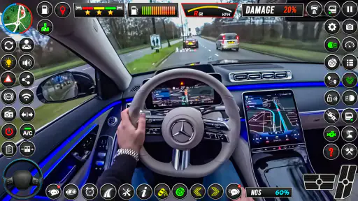 محاكي قيادة السيارة المدرسية screenshot