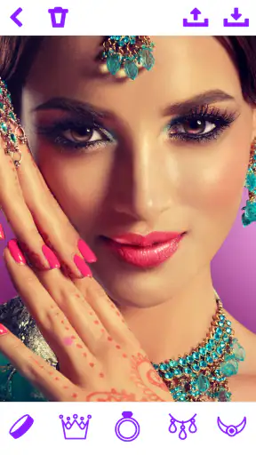 محرر صور مجوهرات النساء screenshot