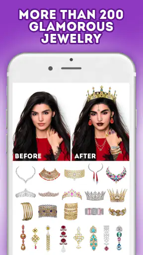 محرر صور مجوهرات النساء screenshot