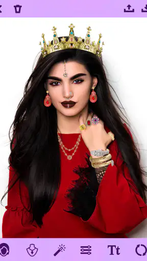 محرر صور مجوهرات النساء screenshot