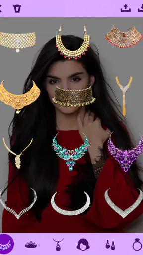 محرر صور مجوهرات النساء screenshot