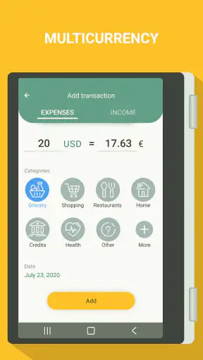 مدير المال - تعقب النفقات screenshot