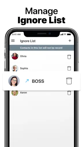 مسحل المكالمات الآلي screenshot