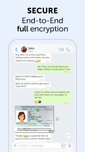 مسنجر Zangi الخاص screenshot