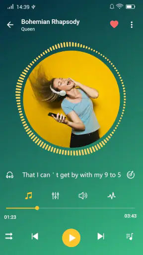 مشغل الموسيقى - مشغل الصوت screenshot