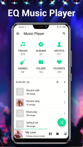 مشغل موسيقى بدون إنترنت، MP3 screenshot