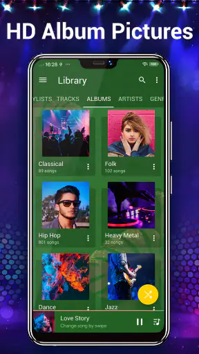 مشغل موسيقى- موسيقى ومشغل MP3 screenshot