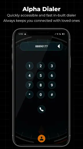 موضوع Alpha Hybrid Launcher 4D screenshot