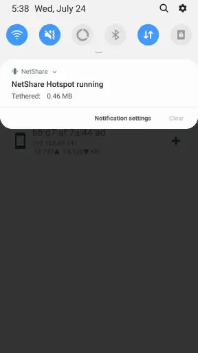 نت شير - لمشاركة الإنترنت screenshot