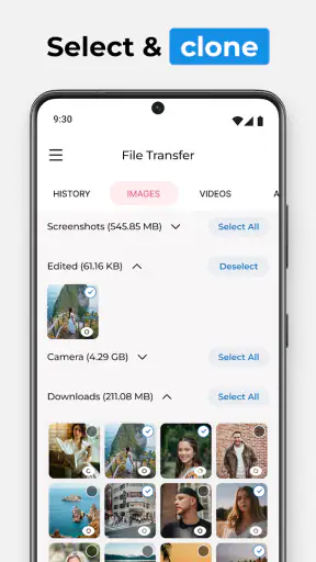 نسخ واستنساخ الهاتف screenshot