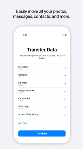 نقل إلى iOS screenshot