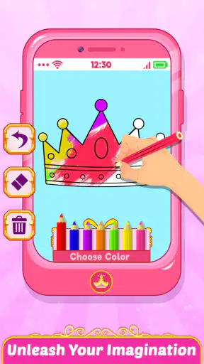هاتف الأميرة الوردي للأطفال screenshot
