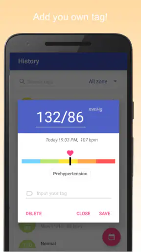 يوميات ضغط الدم screenshot
