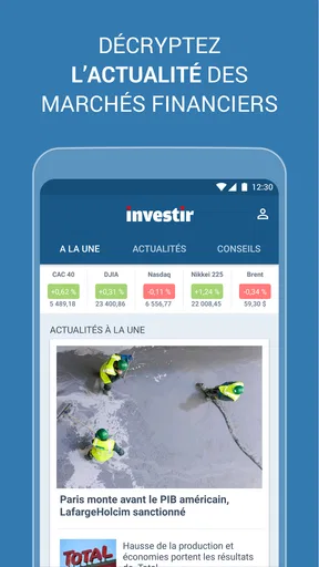 Investir, bourse et finance screenshot