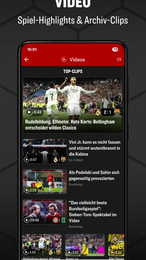 kicker Fußball News screenshot
