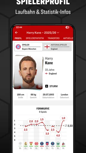 kicker Fußball News screenshot