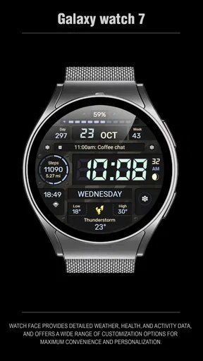 WFP 129 Military watch face screenshot
