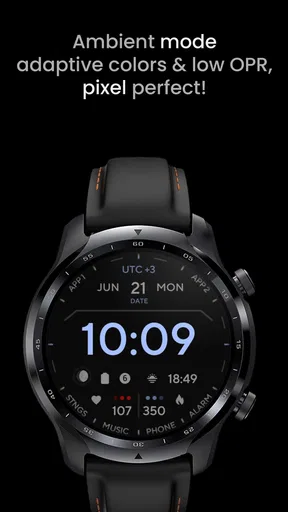 TACT ONE: Watch face screenshot