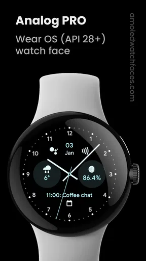 Analog PRO: Watch face screenshot