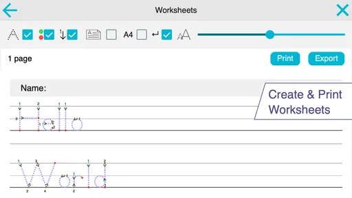 Writing Wizard - Handwriting screenshot