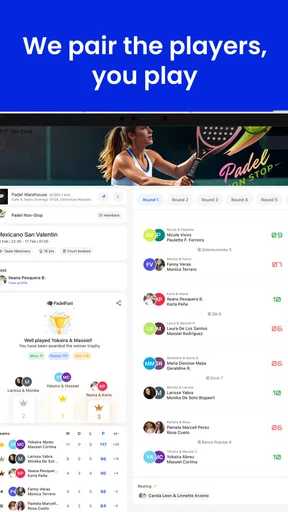 Padel Fast - Tu nivel de pádel screenshot