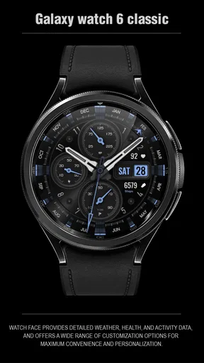 WFP 308 Business watch face screenshot