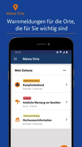 NINA - Die Warn-App des BBK screenshot