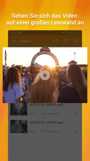 Video / Bild auf TV übertragen screenshot