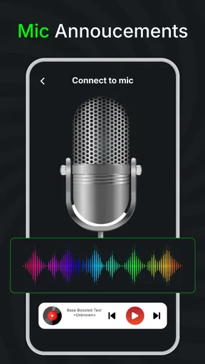 ميكروفون إلى مكبر صوت بلوتوث screenshot