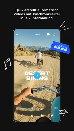 GoPro Quik: Video-Editor screenshot