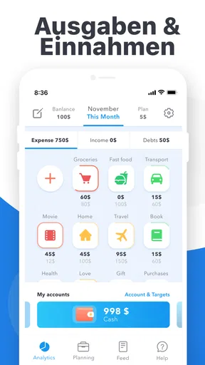 Finanzmanager, Ausgaben & Geld screenshot