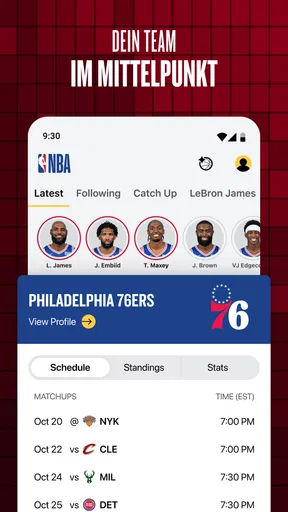 NBA: Live-Spiele & Spielstände screenshot