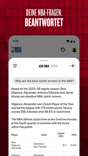NBA: Live-Spiele & Spielstände screenshot