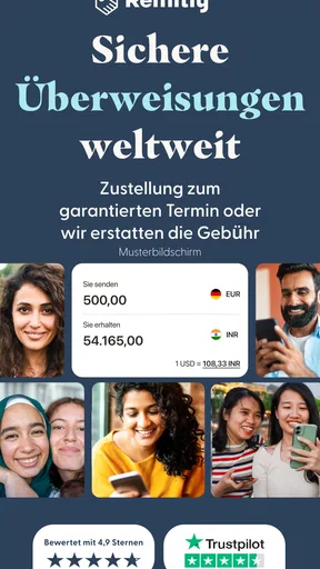 Remitly: Geld senden screenshot