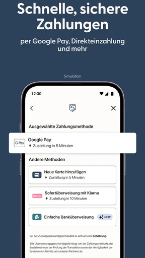 Remitly: Geld senden screenshot