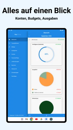 SayMoney - Haushaltsbuch screenshot