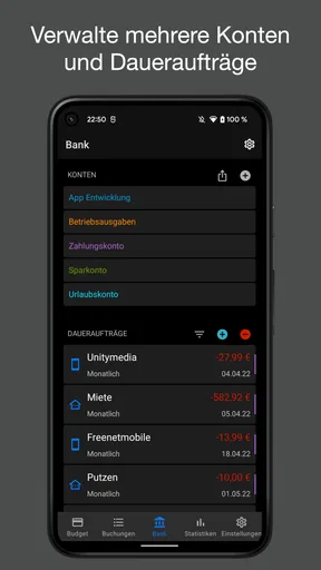 Dispensatio - Haushaltsbuch screenshot
