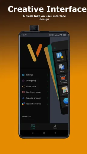 Vaux – Video- und Audio-Editor screenshot