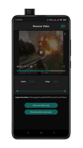 Vaux – Video- und Audio-Editor screenshot