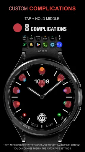 WFP 305 Butterfly watch face screenshot