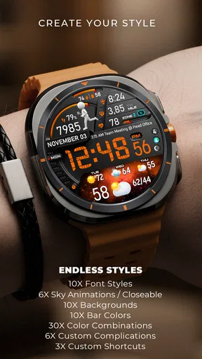 PER23 Digital Watch Face screenshot