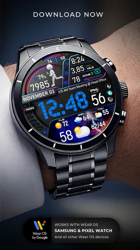 PER23 Digital Watch Face screenshot