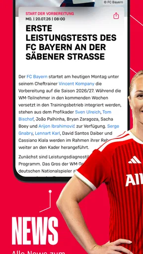FC Bayern München screenshot