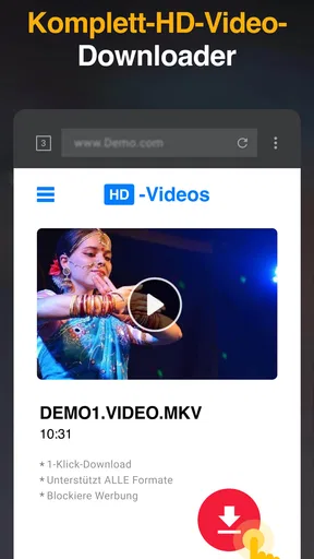 HD Video Downloader-App screenshot