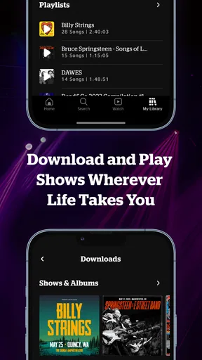 nugs.net - músicas ao vivo screenshot
