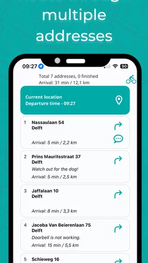 IBI - multi stop Routenplaner screenshot