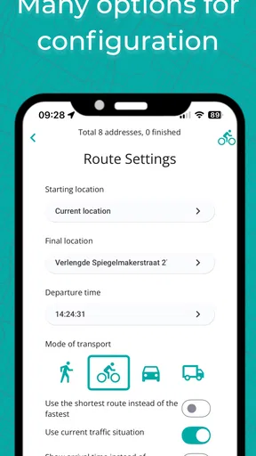 IBI - multi stop Routenplaner screenshot