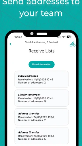 IBI - multi stop Routenplaner screenshot
