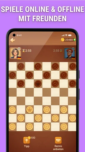 Dame - 2 spieler screenshot