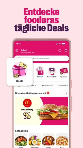 foodora: Essen & Lebensmittel screenshot